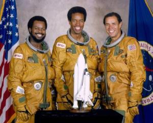 Ronald McNair, Guion Bluford, and Fred Gregory First Three African Americans to Go to Space